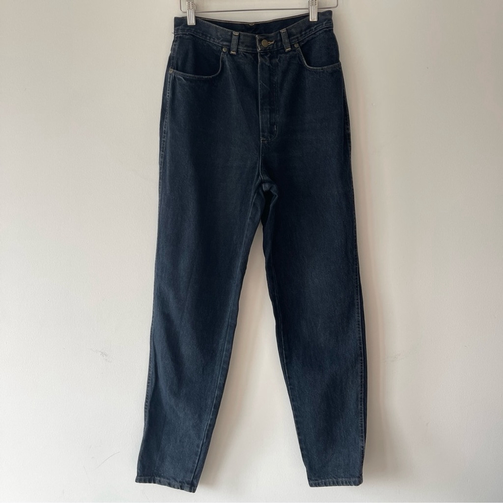 Vintage Calvin Klein jeans 90's black 28 tapered mom high rise y2k denim casual